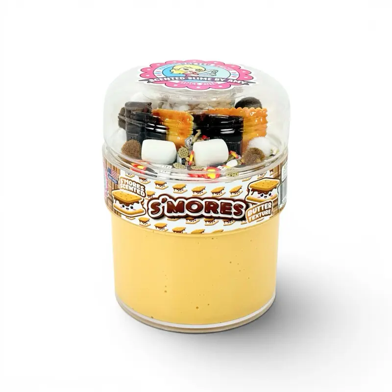Candy Corn Cookie Dough DIY Slime