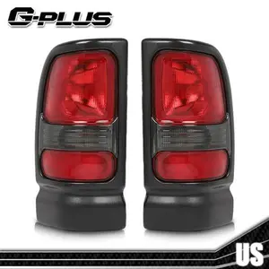 Fit For 1994-2002 Dodge Ram 1500 2500 3500 Pickup Tail Lights Brake Lamps 1Pair G-PLUS