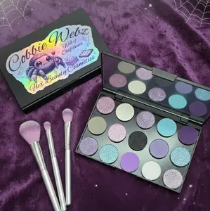 COBBIE WEBZ, 15 Pan PRE-DESIGNED Eyeshadow Palette (By Kim)