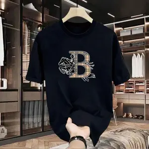 New casual T-shirt 2026 summer warhorse high-end fashion printing, personalized round neck trendy men's clothing, suitable for men, women, mothers and friends, couple style, fashionable and loose, youthful and energetic, men's daily wear tops