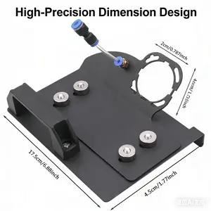45-Degree Tile Chamfering Tool with Base Plate, Angle Grinder Stand for Ceramic & Stone Cutting