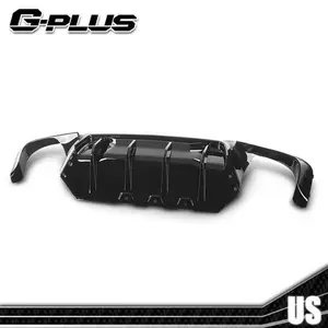 Fits 2011-16 BMW 5 Series F10 M5 M Sport Rear Bumper Diffuser Gloss Black