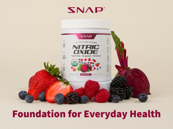 Snap Supplements - USDA Organic Beet Root Powder - 3-in-1 Nitric Oxide Supplement - Support Healthy Blood Pressure & Blood Circulation - Mixed Berry Snap Supplements - USDA Organic Beet Root Powder - 3-in-1 Nitric Oxide Supplement - Support Healthy Blood Pressure & Blood Circulation - Mixed Berry