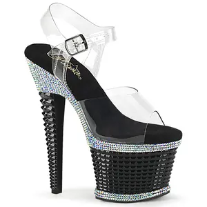 Women's Rhinestone-Embellished Heels, Spectator-708RS Women's Rhinestone-Embellished Heels, Spectator-708RS