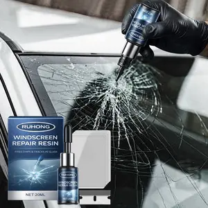 All-In-One Car Windshield Repair Kit Advanced Affordable Auto Care Gear Kit Maintenance Cracks Gone Glass Repair Liquid for Fixing Chips Car Gifts