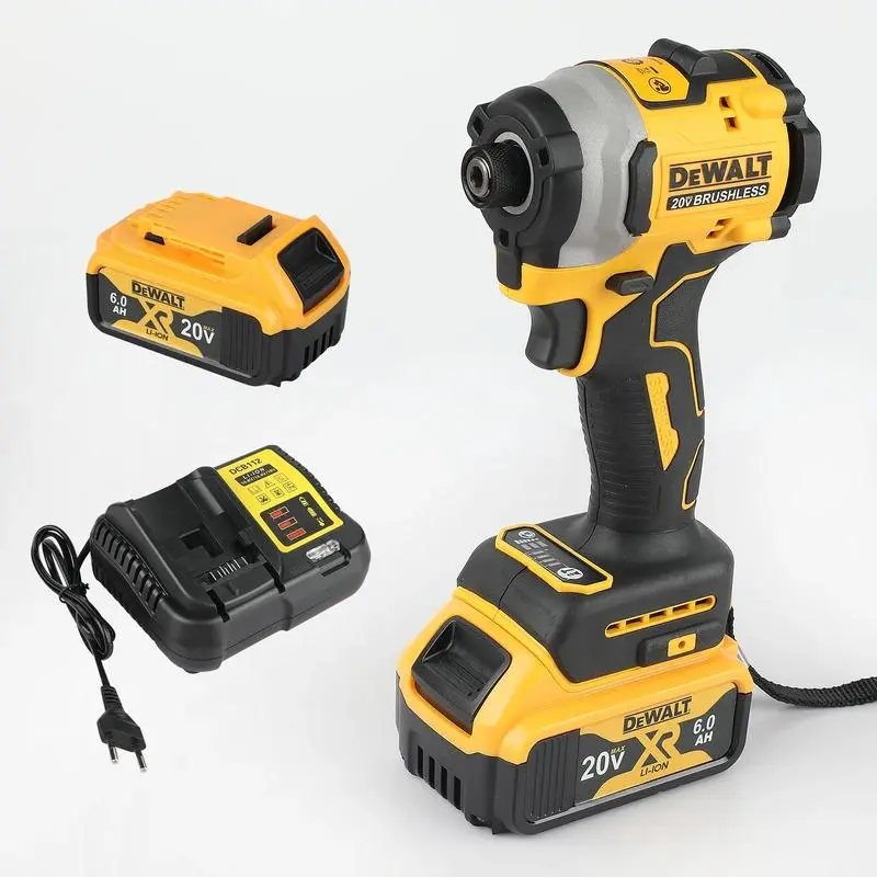 Dewalt DCF850 205N·m Impact Electric Drill Brushless Cordless 3250RPM Screwdriver 20V Lithium Battery for Professionals & DIY Enthusiasts