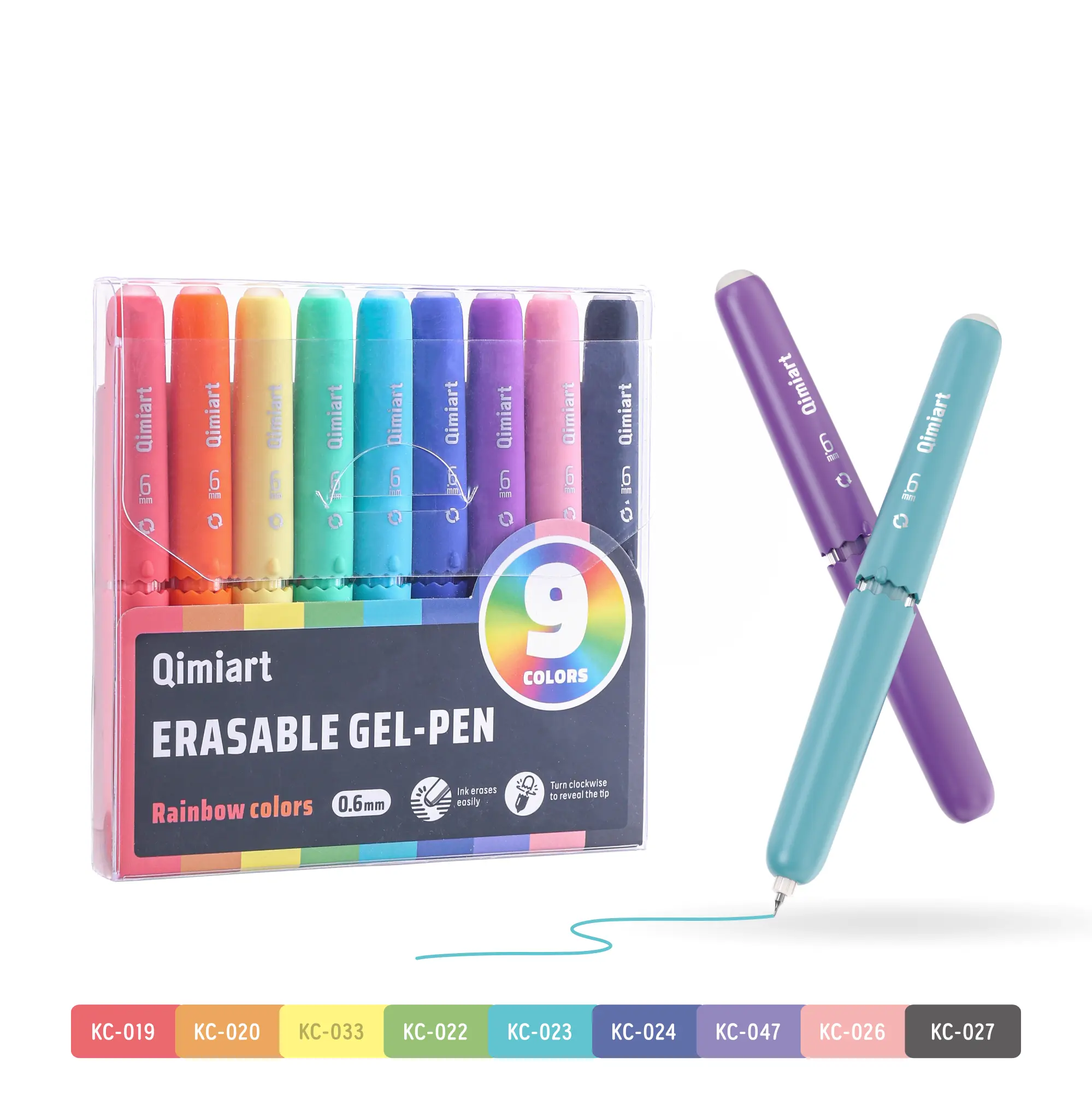 Languo Kc260&261 Erasable Gel Pens Set, Easy Erasing, Clean No Bleed Quick Dry Multi-Color Pens, Ideal for Note Taking & Drawing, Gel Ink Pen,back to school haul,college school supplies,back to school shopping
