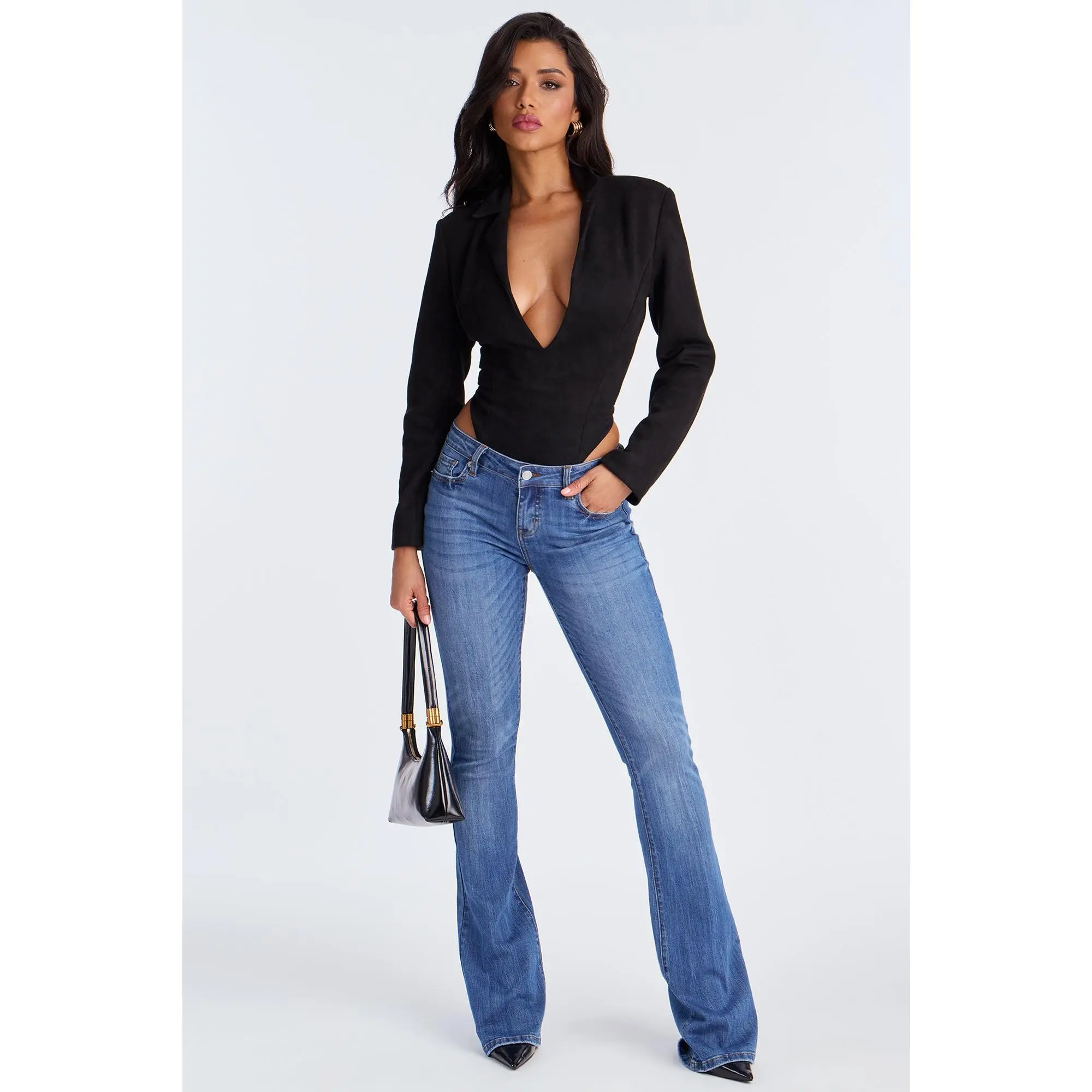 Tall Out Of My Way Low Rise Bootcut Jean - Medium Wash