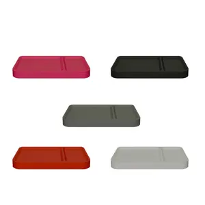 DockBoss Magnetic Tray Organizer - Snack & Desk Storage Tray with Powerful Magnetic Base for Metal Surfaces, Ideal for Snacks, Tools, and Small Items, Durable and Easy to Clean, Perfect for Home, Office, Garage, and Gaming Setups