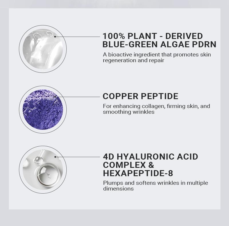 Copper Peptide Anti-Aging Facial Serum, Collagen Boost, Tightening, Lifting, Hydrating, and Repairing, Reduce Fine Line & Wrinkles, All Skin Types, Your choice!