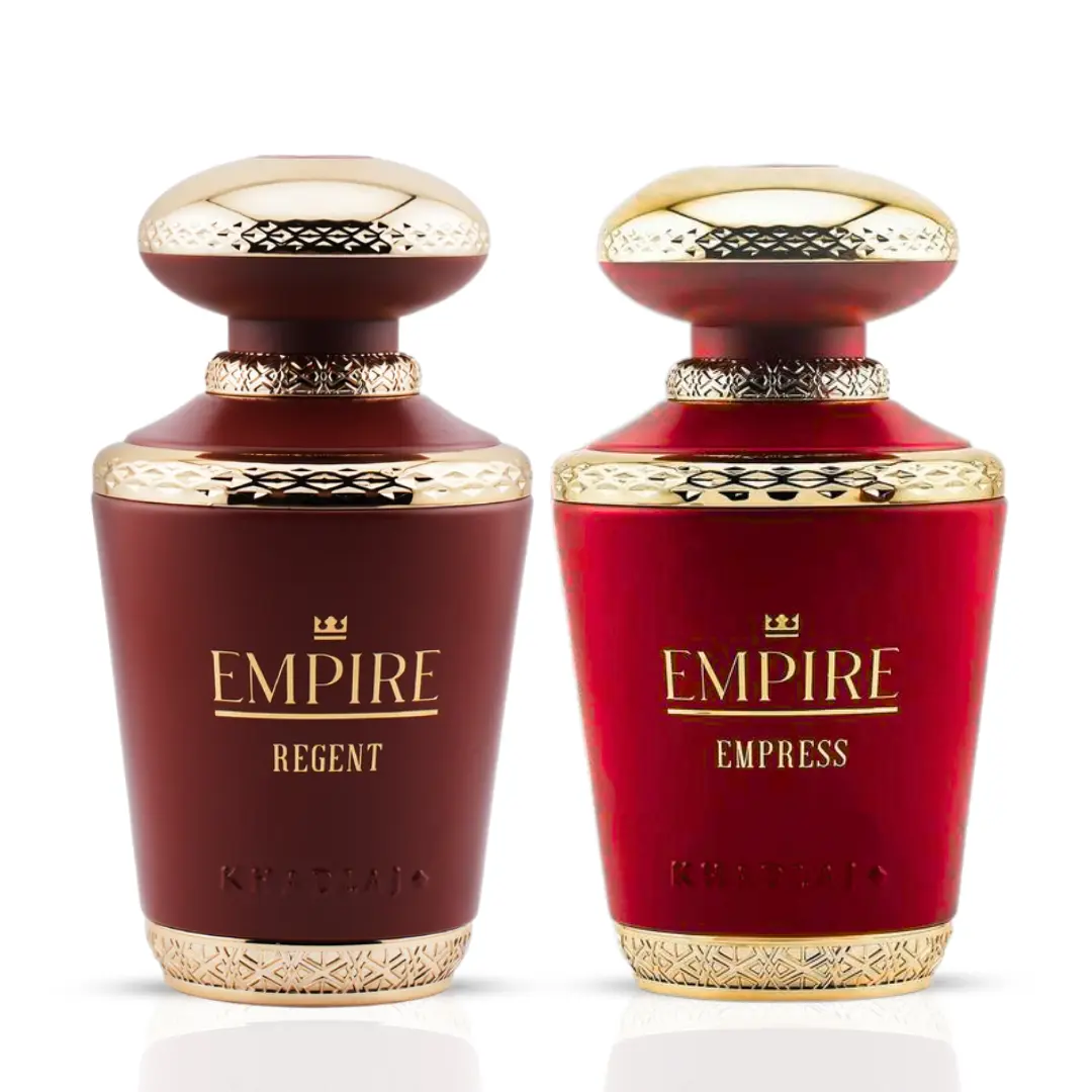 Empire Empress & Empire Regent Eau de Parfum Spray 100ml (3.4 oz) by Khadlaj (Bundle)