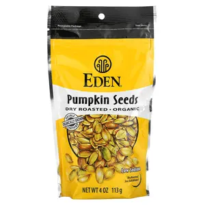 Eden Foods Organic, Pumpkin Seeds, Dry Roasted, 4 oz (113 g) Eden Foods Organic, Pumpkin Seeds, Dry Roasted, 4 oz (113 g)