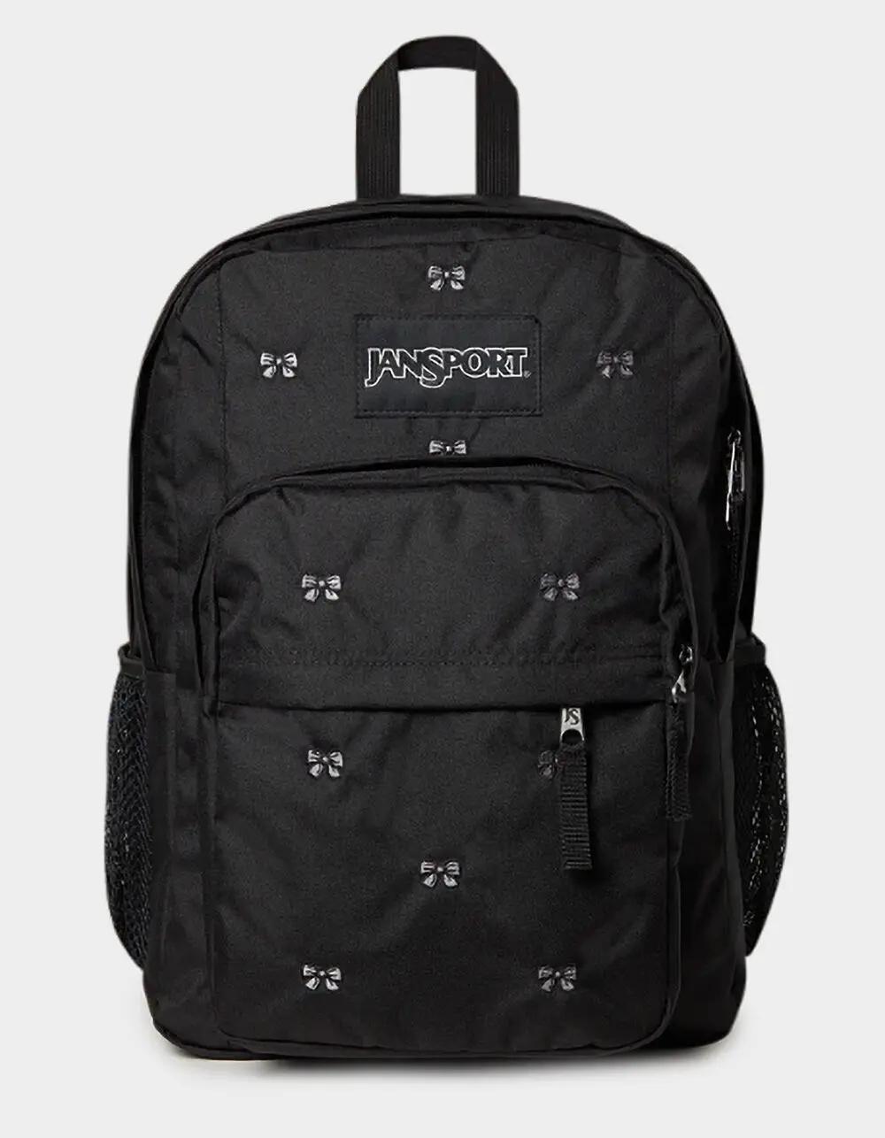 JANSPORT Big Plans FX Backpack, Embroidered Bows Black