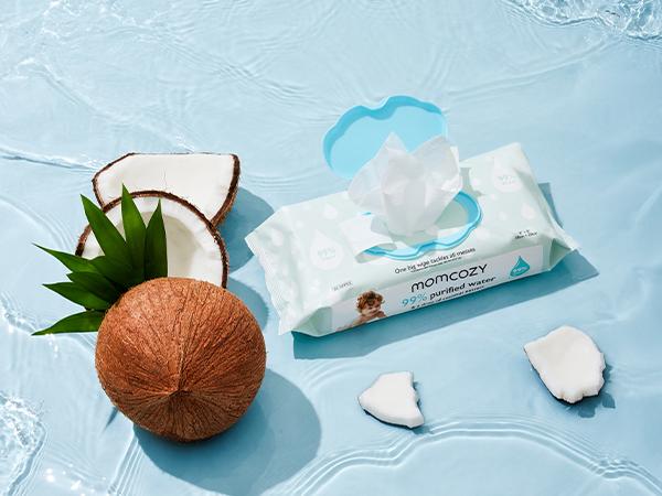 Baby wipes, Momcozy wipes - oversized, cleansing and moisturizing children's wipes, baby products, products for girls and boys, unscented baby wipes, portable maternal and child gifts, safe baby wipes Baby wipes, Momcozy wipes - oversized, cleansing and moisturizing children's wipes, baby products, products for girls and boys, unscented baby wipes, portable maternal and child gifts, safe baby wipes