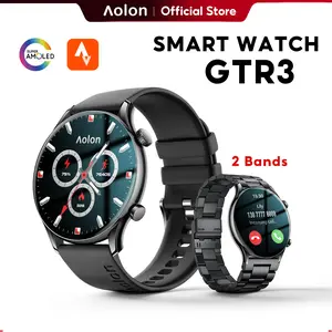 Aolon GTR3 Smartwatch — a perfect Valentine’s Day gift, 1.43" AMOLED HD display, AOD, heart rate monitoring, 110+ sports modes, waterproof, and up to 120-hour battery life. Compatible with iOS & Android, multiple colors, USB rechargeable, for Women & Men