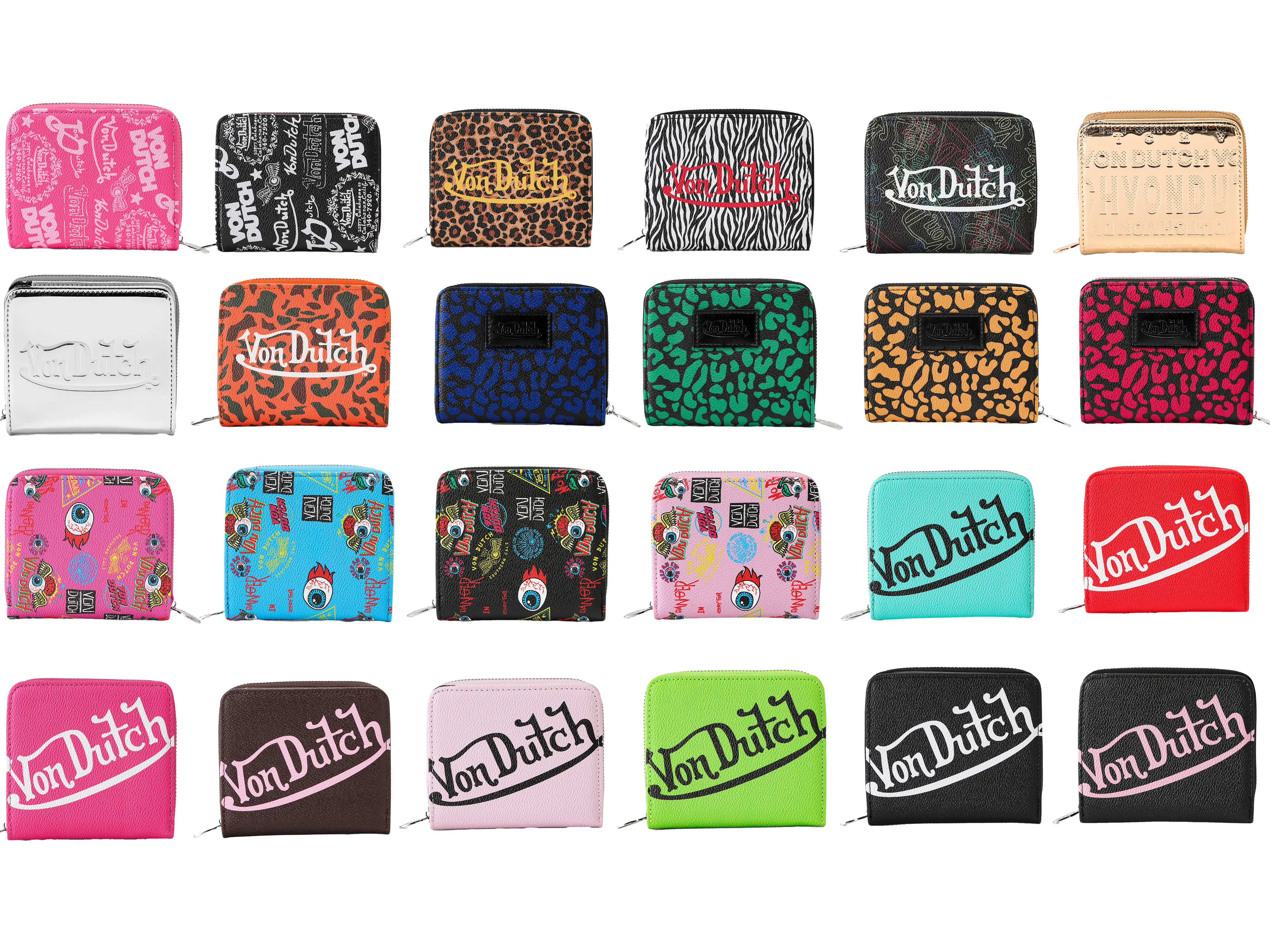 Von Dutch Zip-up Wallets - All Styles