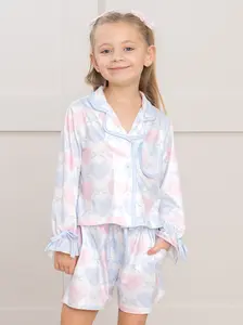 Dreamy Hearts Cropped Pajamas