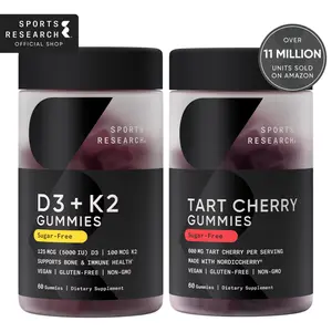 NEW IMMUNE AND JOINT BUNDLE - Featuring Vitamin D3 + K2 & Tart Cherry Sugar-Free Gummies
