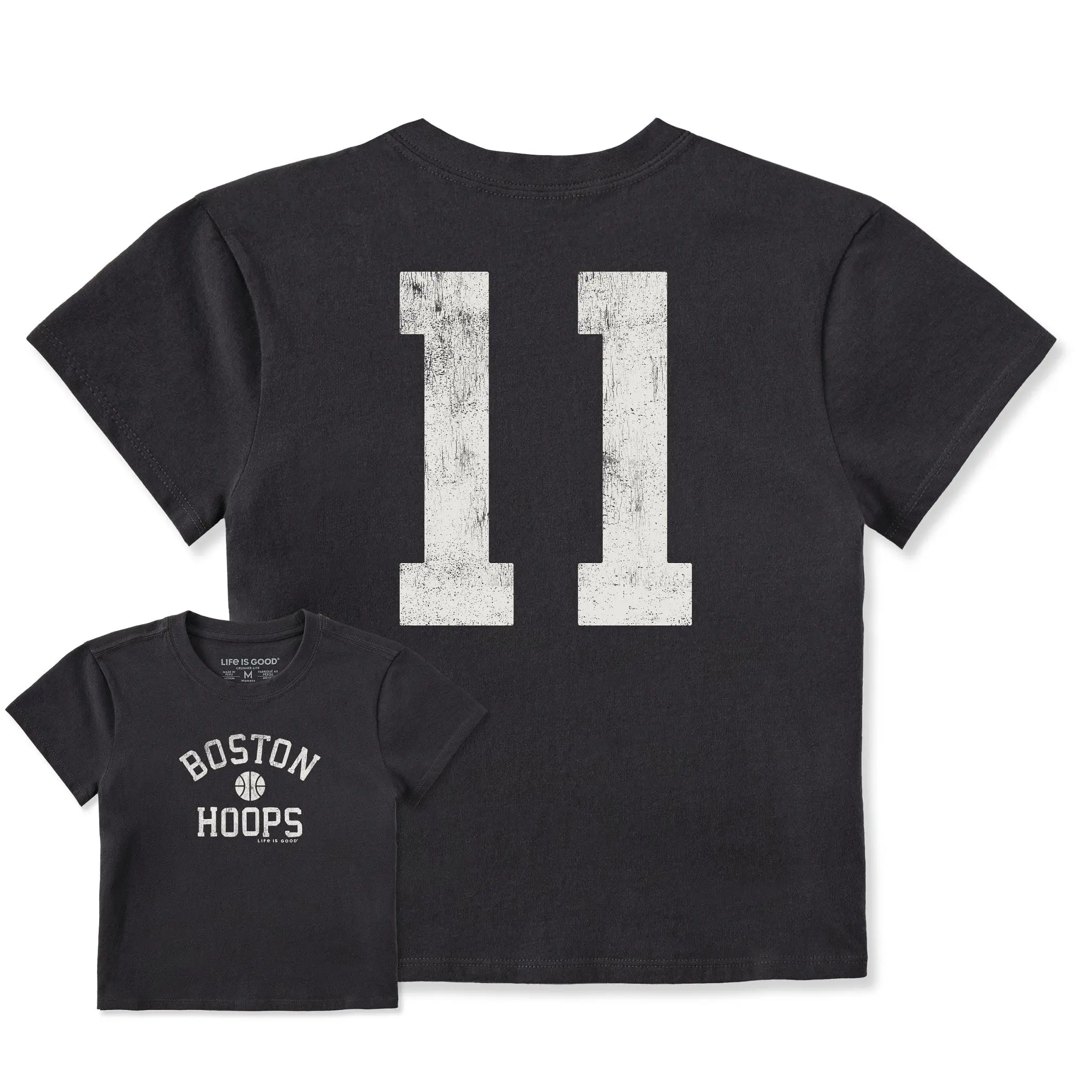 Women's Boston Hoops Crusher-LITE Shrunken Tee