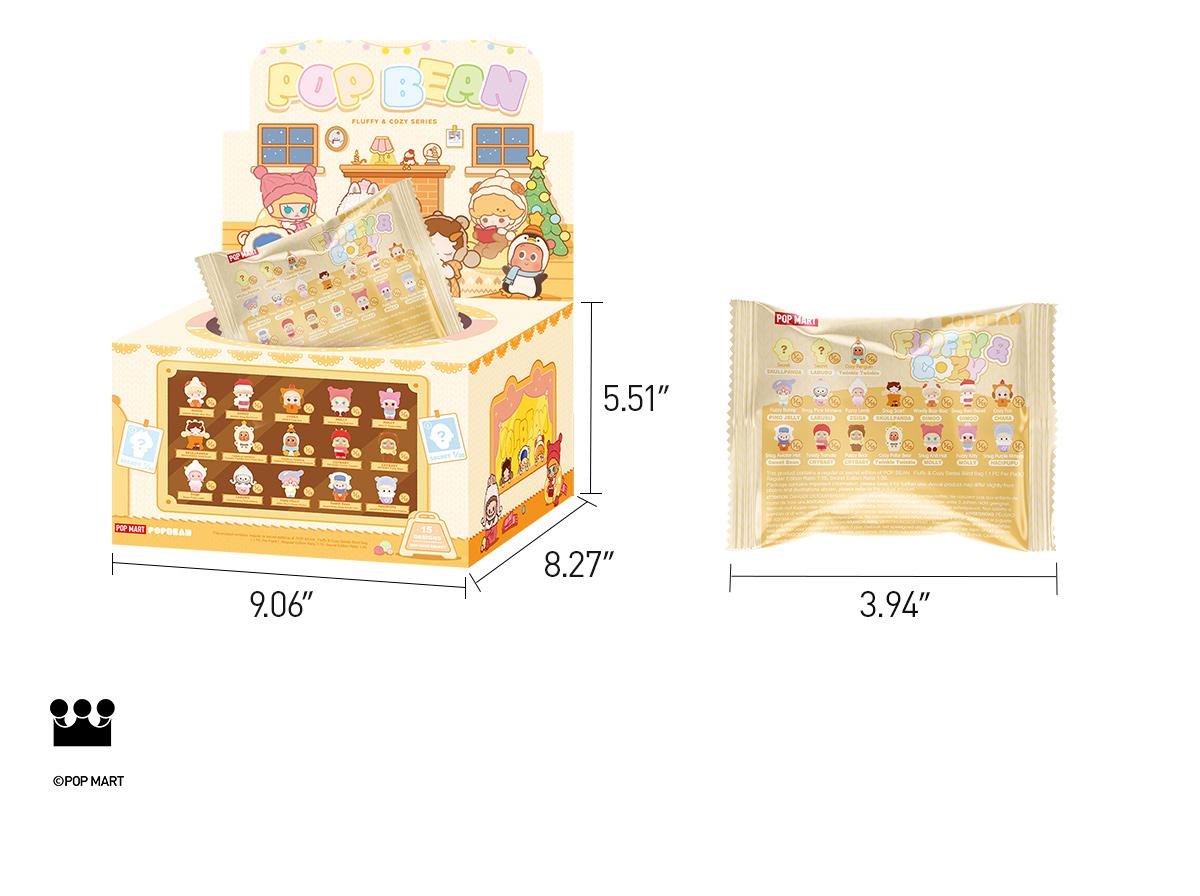 [Spanish] – POP MART POP BEAN Fluffy & Cozy Series Blind Bag（1 pieza Por paquete）