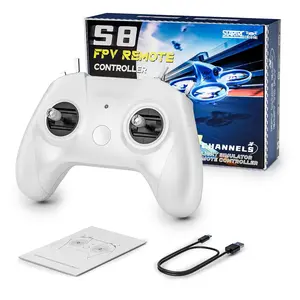 STARDRONE S8 RC Flight Simulator Controller- 8 Channels FPV Drone Games Remote Controller Support Popular System&Platform- Ideal for Beginner Pilots Professional Training Experience(Mode 2) Cameras Rc Quadcopter