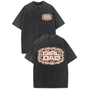 Camo GIRL DAD Hoodie Military-Inspired Bold Design Tee for Proud Fathers Perfect Gift for Hunting Dads Army Vets or Outdoor Lovers Cool Trendy Men's Sweatshirt Casual Crewneck Tops