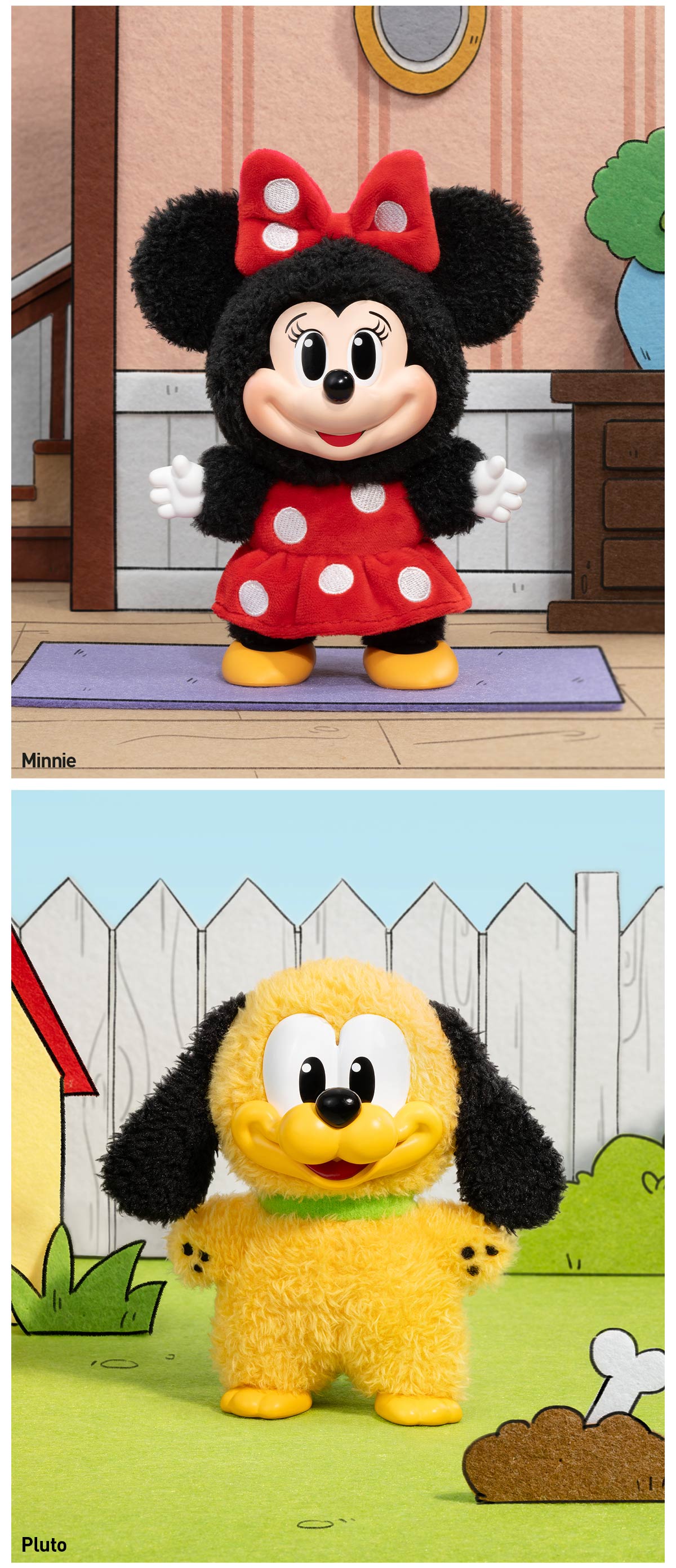 POP MART Mickey Family Cute Together Keychain Series Figures Blind Box, Collectible Toys,Surprise Gift，Summervibes
