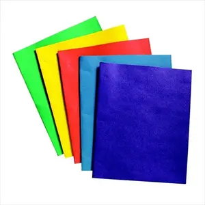 School Smart 067505 2 Pockets Heavy Duty Portfolio With Fasteners- Assorted Color- Pack 25