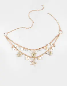 Seashell Chain Belt, Gold