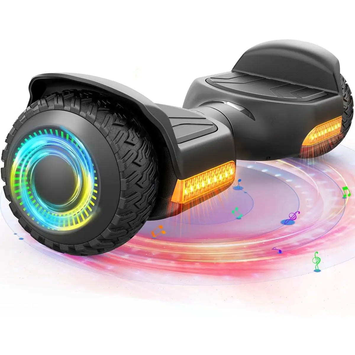 Hoverboard New G13 All Terrain Hoverboard with LED Lights & 500W Motor, Self Balancing Off Road Hoverboards with Bluetooth for Kids ages 6-12 and Adults