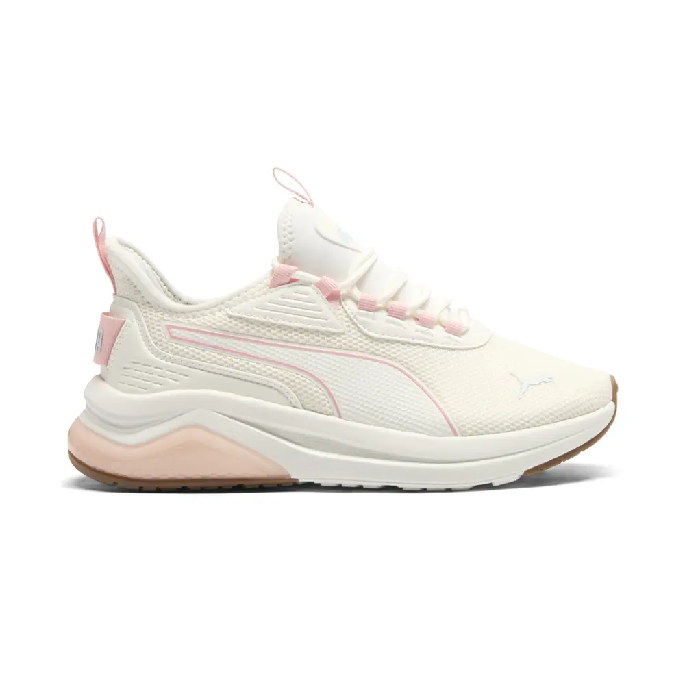 PUMA Womens Amplifier Wide Lace Up Sneakers Shoes Casual - Off White