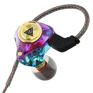 QKZ AK3 Portable In-Ear Earphone with Mic, Hifi Subwoofer Noise Cancelling Earphones for Game Sports, 3D For Gym & Sports & Game, 8D Audio, Electronic Audio Headset wired earbuds stereo sound headphone cheap monitor