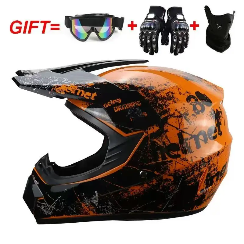 All-In-One Complete Helmet Bundle 4 Equal Styles DOT Certified | Only XL Size Full Riding Gear for Off Road