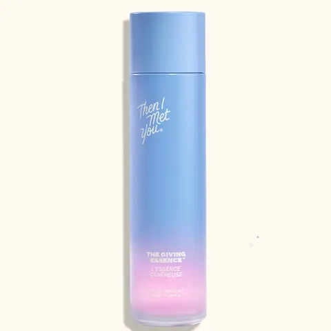 Then I Met You - The Giving Essence Korean Skincare  Hydrating & Brightening Toner With 5% Niacinamide and 78% fermented ingredients for glass skin and skin flooding. With , Galactomyces, Polyglutamic Acid, , Ellagic Acid, & Allantoin