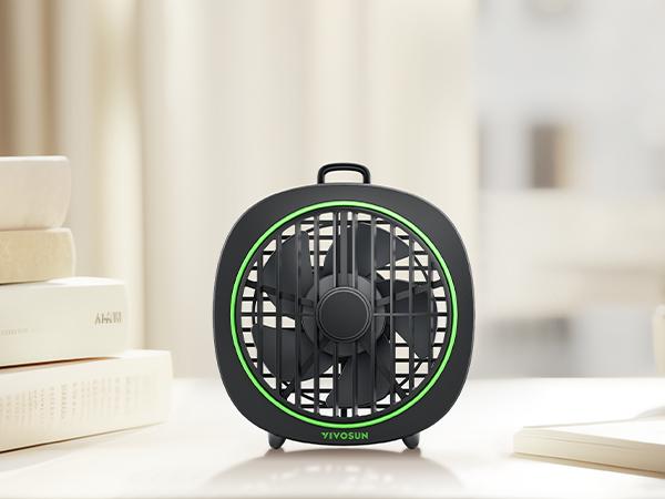 VIVOSUN  4” Grow Tent Clip Fan with Detachable Hook, 3-Speed Strong & Quiet Airflow, Adjustable Airflow Angle for Hydroponics, Circulation & Cooling, White, 1-Pack