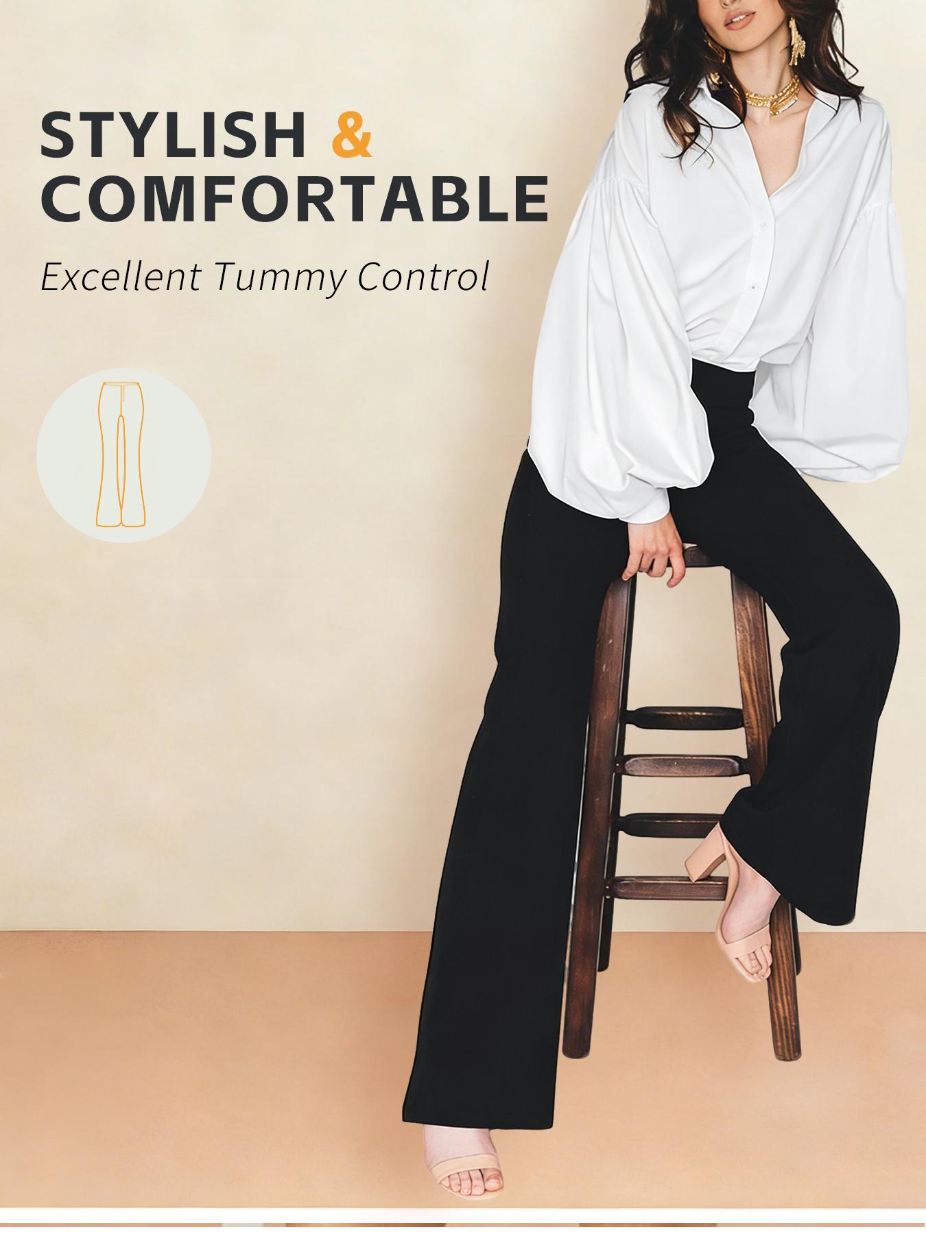 3-Pack Women's Flared Leggings,Elastic Soft Yoga Pants,Suitable For flared, Warm Leggings | Slim Fit Leggings | Elastic Fabric Leggings, High Waist Leggings SpringStatements