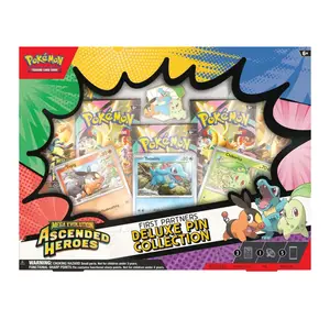 Pokemon-Ascended Heroes First Partners Deluxe Pin Collection