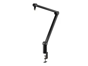 Logitech G Compass Premium Broadcast Boom Arm for Microphone, Internal Springs, Desktop Clamp and Built-in Cable Management, For Recording, Gaming, Streaming
