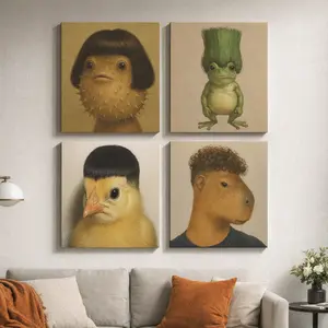 Hilarious Animal Posters, Whimsical Creatures, Home Decor, The Perfect Gift Choice