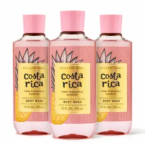 COSTA RICA PINK PINEAPPLE SUNRISE Bath & Body Works Body Wash 3-Pack - 10 oz Each