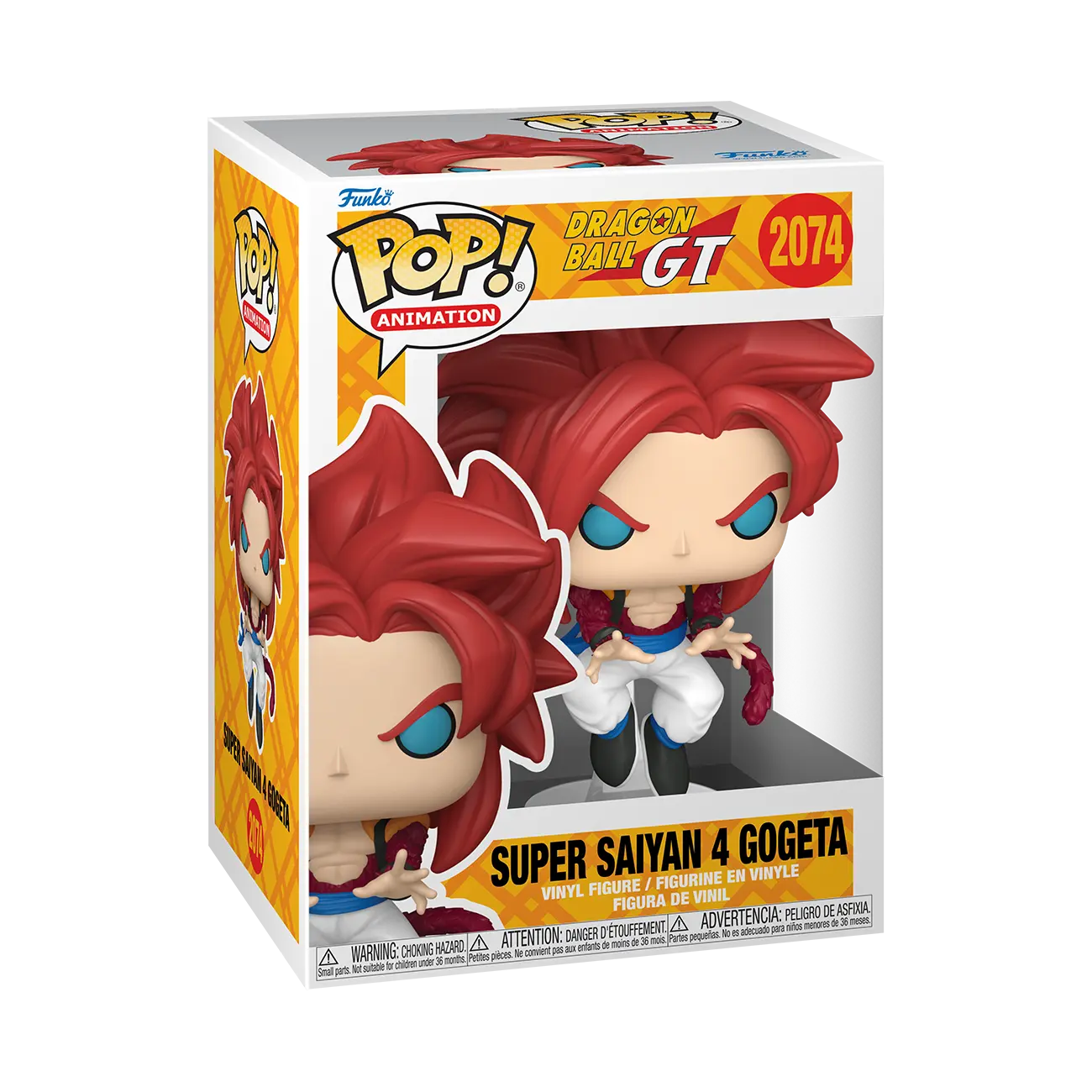Funko Pop! Super Saiyan 4 Gogeta – Dragon Ball GT #2074 | Includes Pop Protector