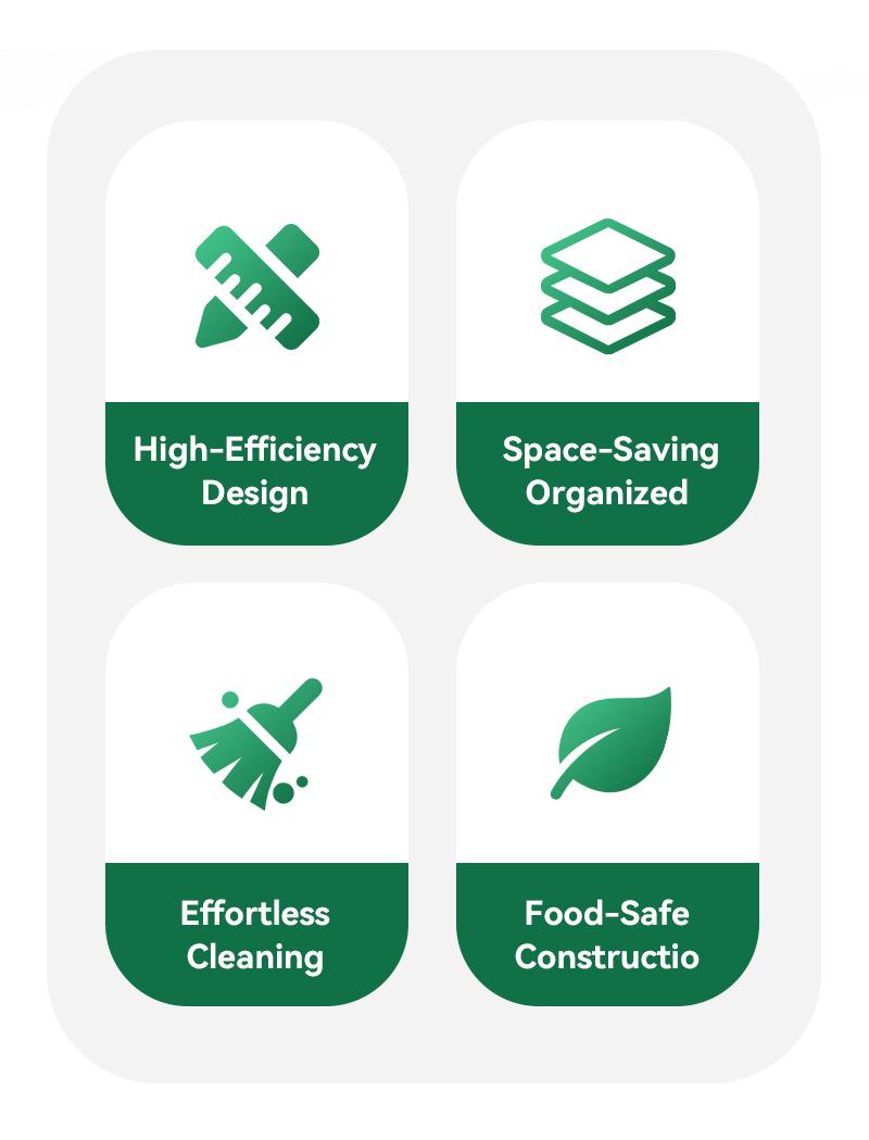 SUSTEAS 10-in-1 Vegetable Chopper Mandoline Slicer with 6 Interchangeable Blades, 2.0L Large Container, Egg White Separator & Lemon Squeezer, Grayish White Kitchen Gadget Utensils