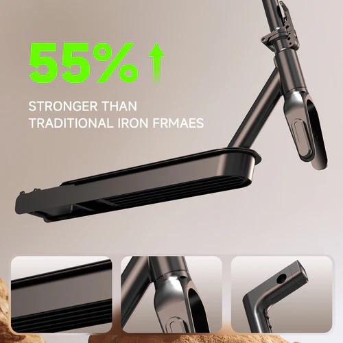 【New Year Sale】High-End School Electric Scooters, 10' Off Road Tires, 28MPH/21MPH Max Speed,1000W/750W Motor, 37/35 Miles Long Range, Foldable Commuter Electric Scooter with Dual Suspensions, Dual Braking& App Control SpringStatements