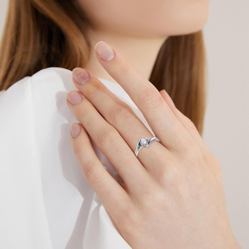 MILACOLATO 925 Sterling Silver Moonstone Rings for Women Cubic Zirconia Ring Engagement Anniversary Wedding Promise Adjustable Ring maxine jewelry