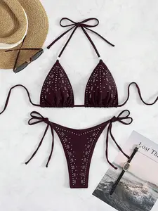 [HANOVER] New European And American Style Women 2-Piece Bikini Swimsuit Set
