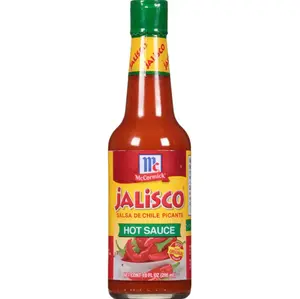McCormick Jalisco Hot Sauce 5 FL OZ 147mL Chile Picante Salsa de Chile Picante Agitar Antes de usar