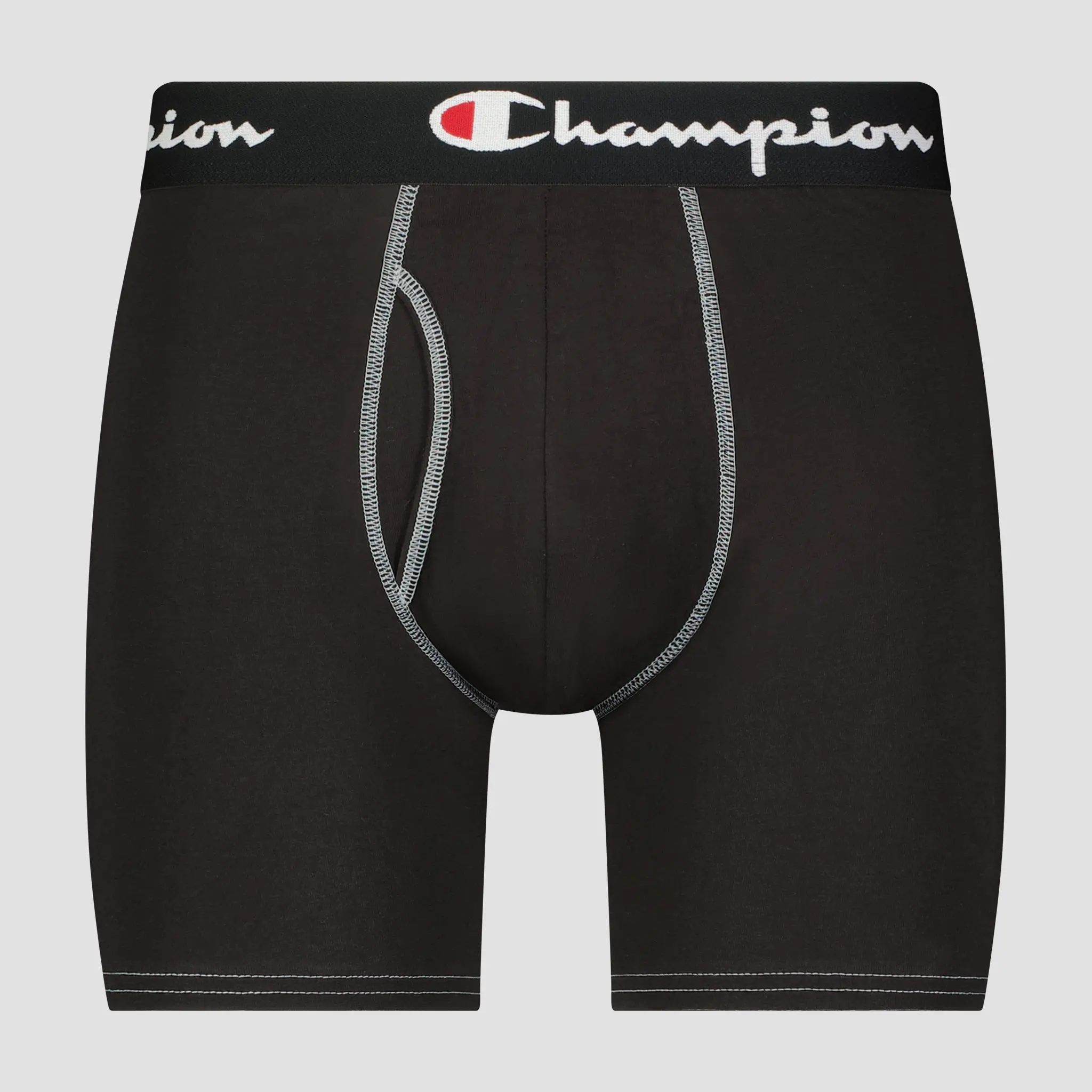CHAMPION Men's Cotton Stretch Boxer Briefs, 4-Pack