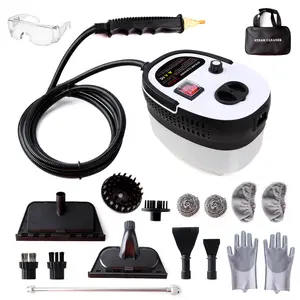 Greenish Steam Cleaner for Home,2500W High Pressure Handheld Steam Cleaner,Portable Steam Cleaner with Long Steam Hose