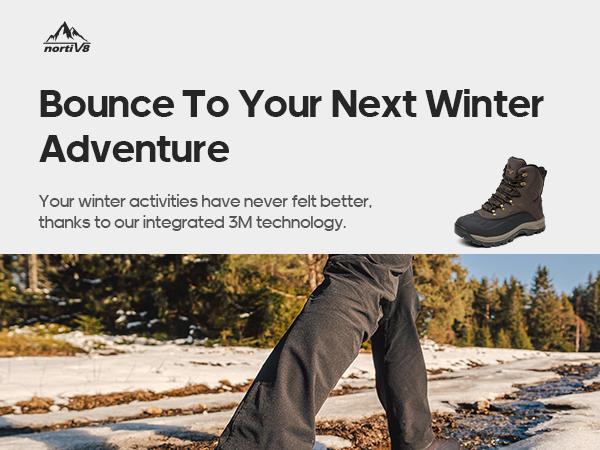 Men's Waterproof Snow Boots with 3M Thinsulate - Warm, Durable, and Built for Extreme Winter Shoes