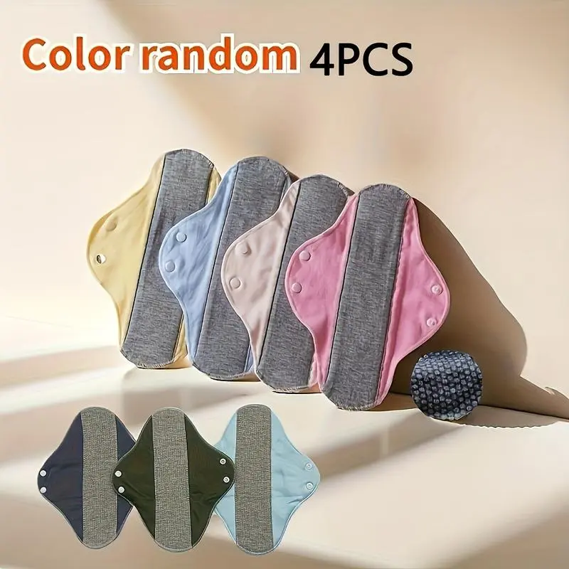 4/8/12pcs Leak-Proof & Waterproof Washable Incontinence Pads with Graphene Aseptic Technology for Elderly Care